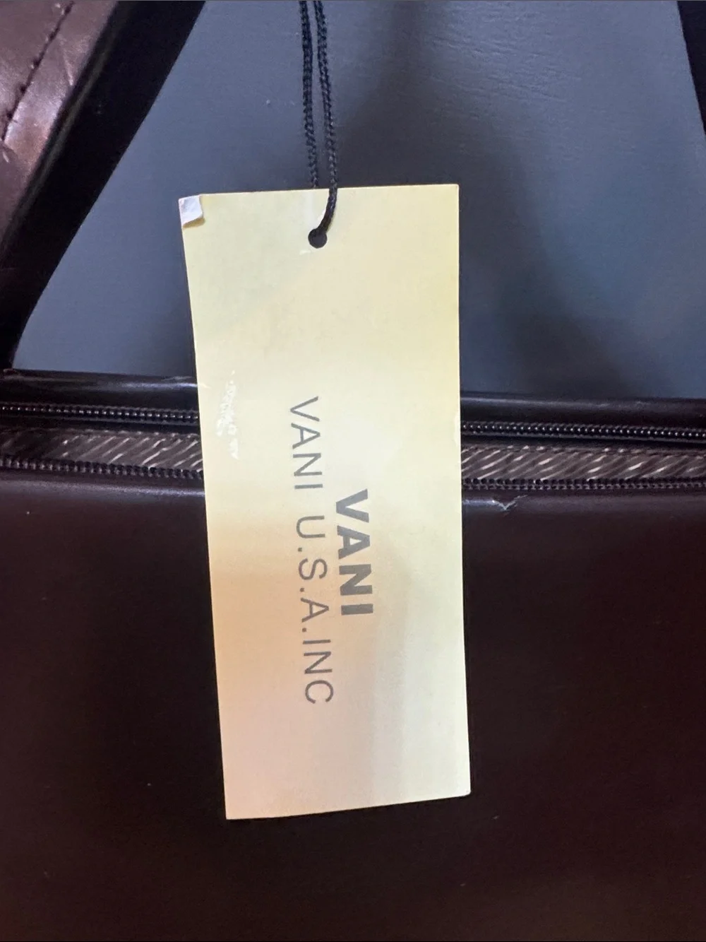 Classic women’s  Brown Leather type purse nwt but defective Bag